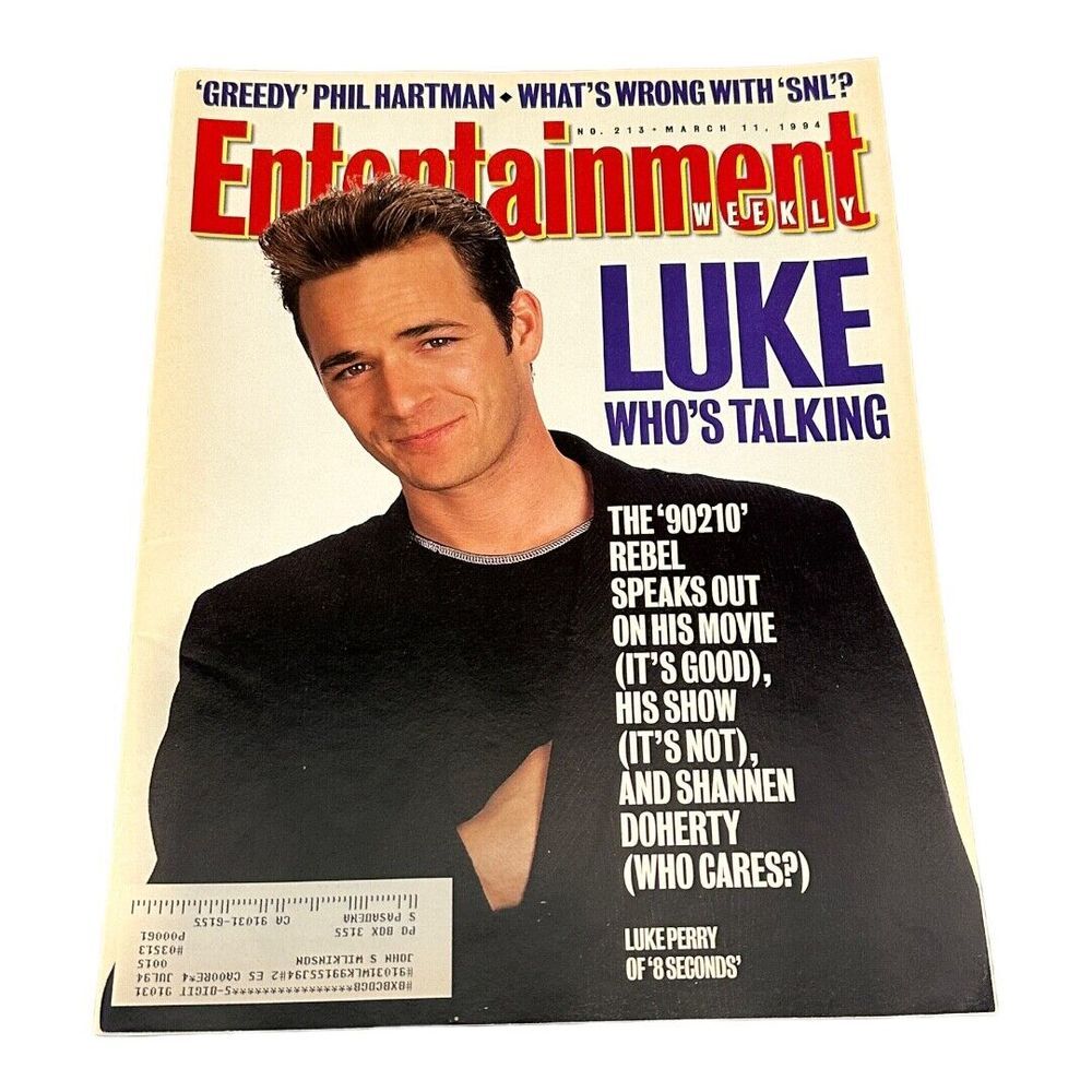 1994 MARCH 11 ENTERTAINMENT WEEKLY MAGAZINE - LUKE PERRY COVER -‎ PB 1317